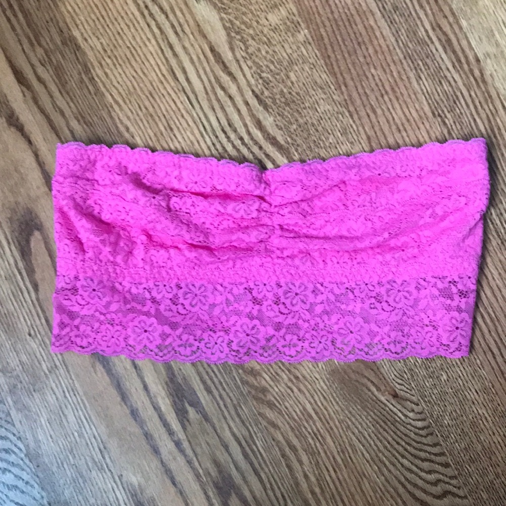 Pink Lace Gilly Hicks Bandeau Brallette